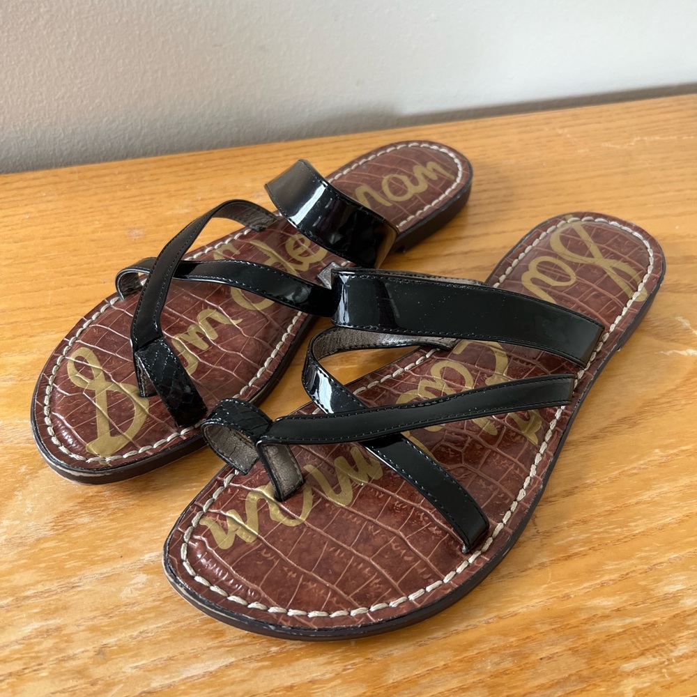 {Sam Edelman} Strappy Slip On Sandals
